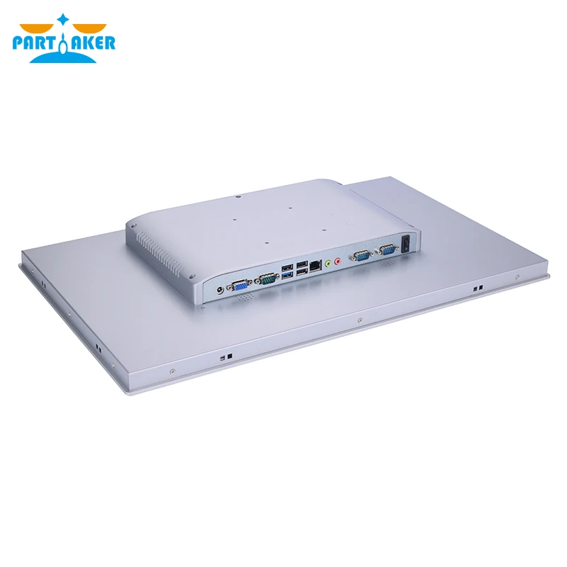 Panel Industri IP65 Tertanam 21.5 Inci Komputer Mini Semua Dalam Satu PC Intel I3 I5 I7 J1900 J6412 Layar Sentuh Resistif Win 10