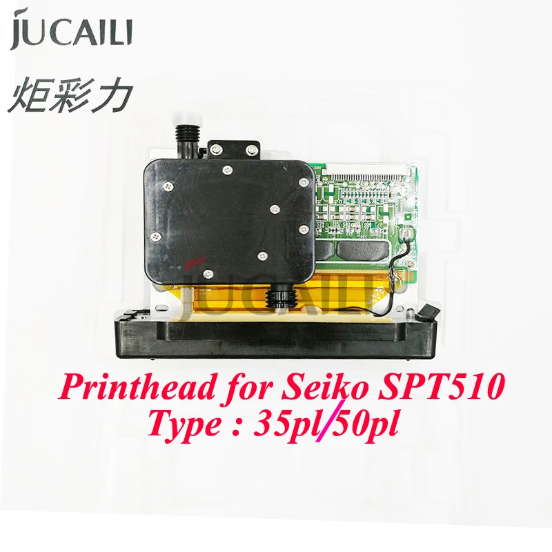 Jucaili original and new Challenger Phaeton Infiniti solvent printer head for seiko 510 35pl 50pl print head