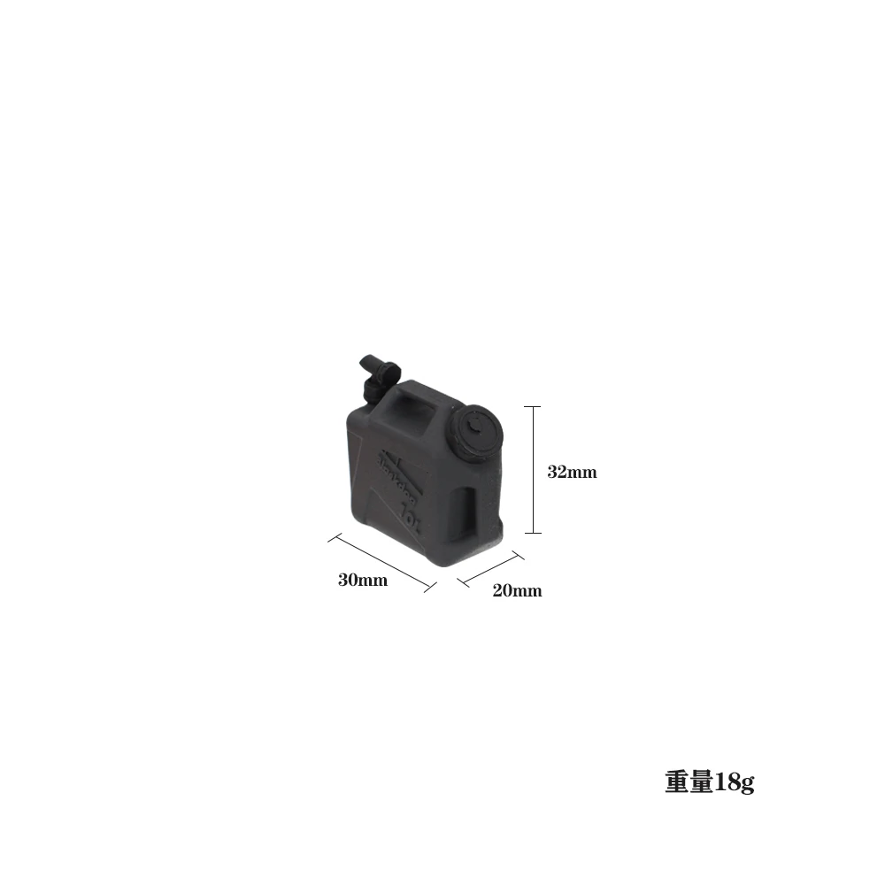 1PCS Mini Camping Oil Barrel Luggage Rack Decoration for 1/10 RC Crawler Car Traxxas TRX4 AXIAL SCX10 RC4WD