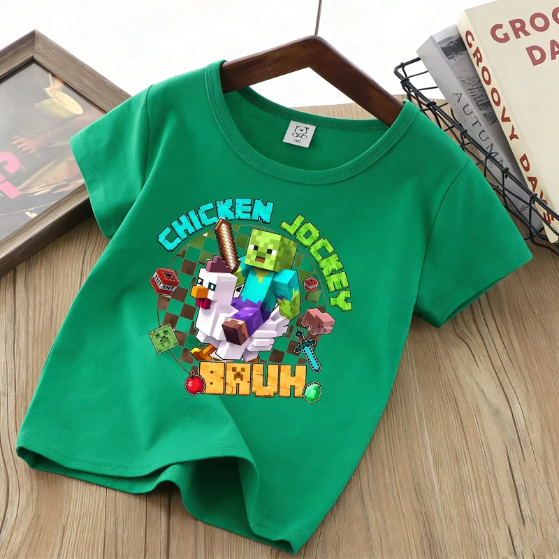 Camisetas Minecrafted para niñ - Party Games Minecraft reseña y precio