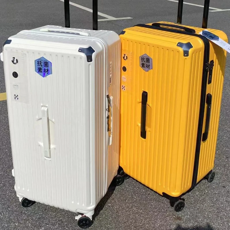 capacity suitcase Internet celebrity trolley case 28 inch suitcase Female shock absorption brake universal wheel password