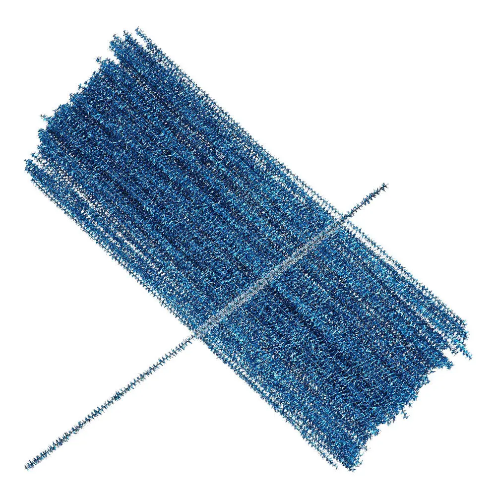 

300pcs Gold Glitter Chenille Stems Iron Wires Bendable Twisted Sticks Diy Craft Supplies For Kids Classroom Activities Rainbow