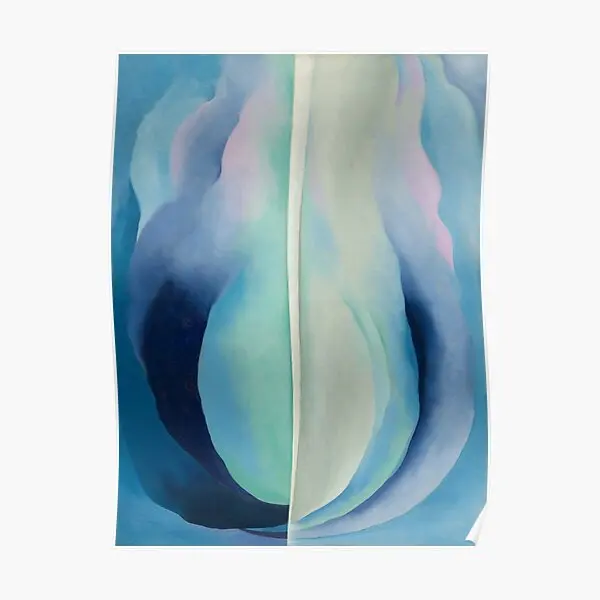 Georgia O Keeffe Abstraction Blue  Poster Picture Vintage Room Decoration Art Wall Modern Decor Print Mural Home No Frame