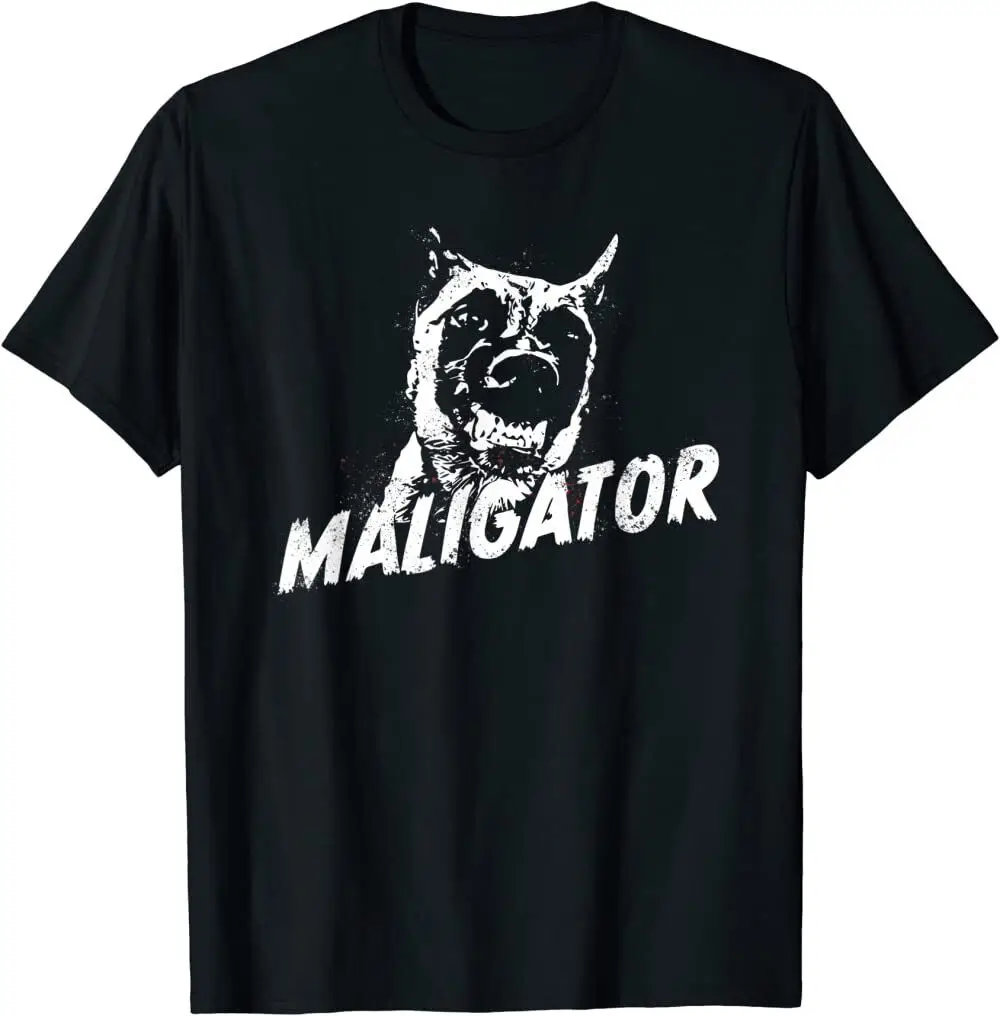 NEW LIMITED Maligator Belgian Malinois Hund Dog fun Tee Gift T-Shirt