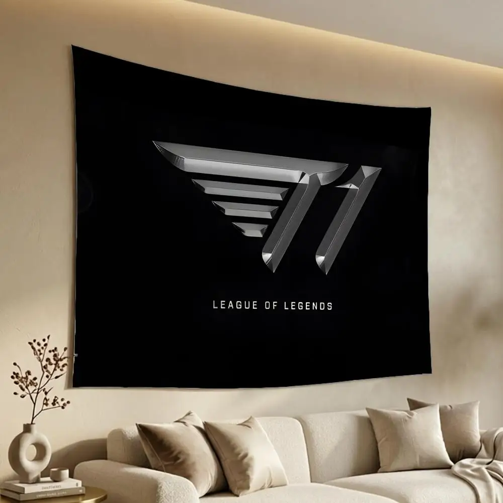 esports competitive T-T1 Tapestry Soft Tapestry Wall Hanging Decor for Living Home Room Bedroom