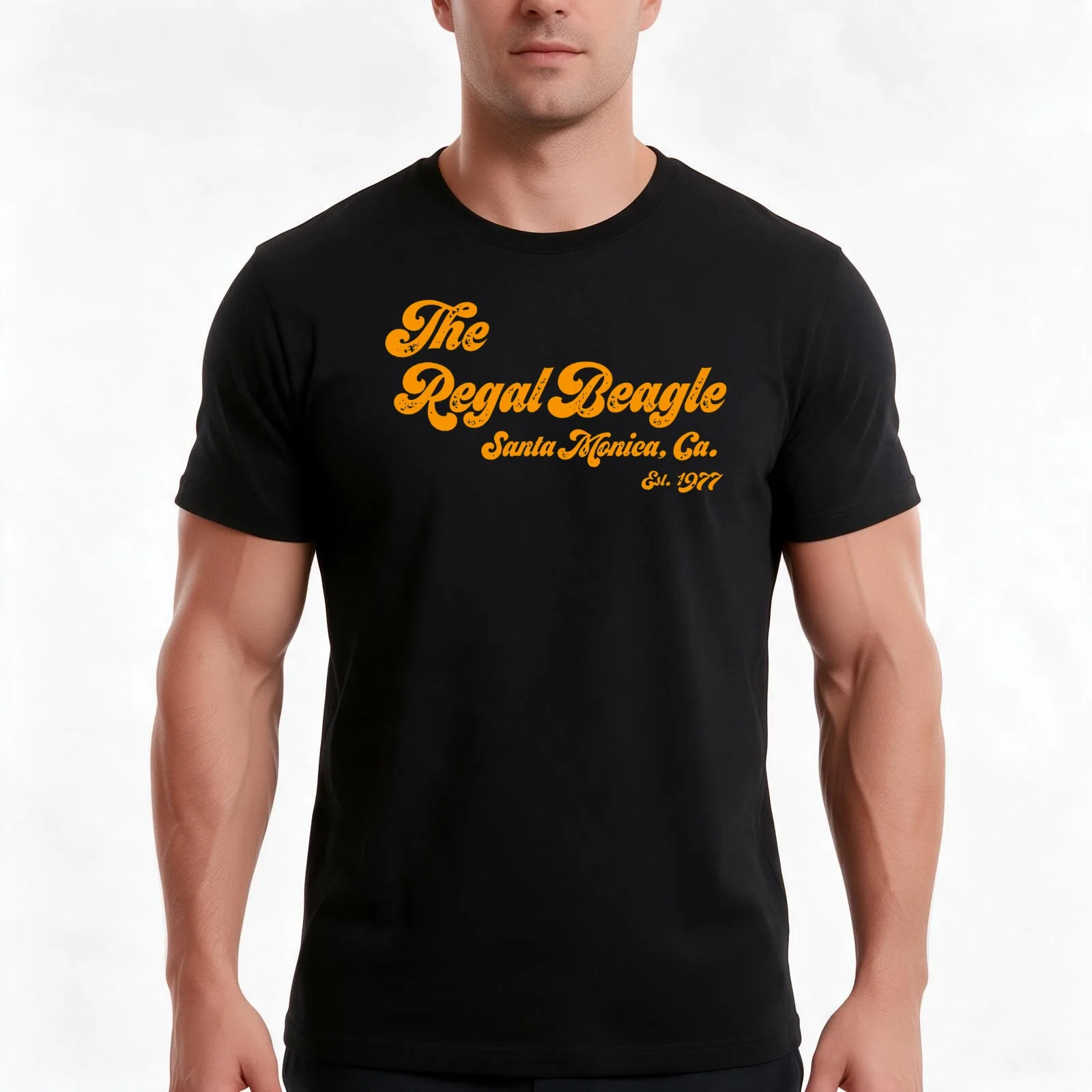 The Regal Beagle - Santa Monica, California Pub - Est. 1977 T-Shirt, Summer Casual Cotton Tee, Oversized Streetwear Tops
