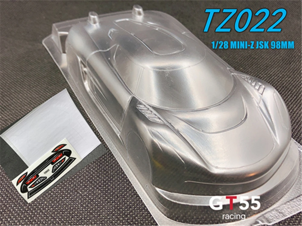 GT55racing 1/28 Mini-Z TZ022 JSK Lexan Body 98MM