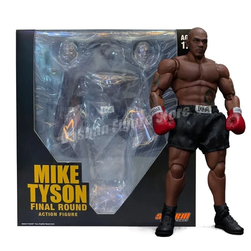 Storm The Final Round Mike Tyson Action Figure PVC Movable Ornaments Collection Doll 18cm Boxer Champion Figurine Model Toys