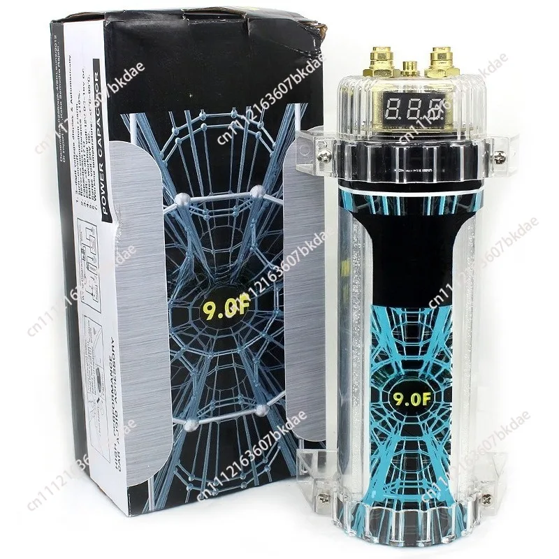Car Audio Modified Amplifier Subwoofer 9.0 Farara Capacitor 9.0F Capacitor Pond Filter