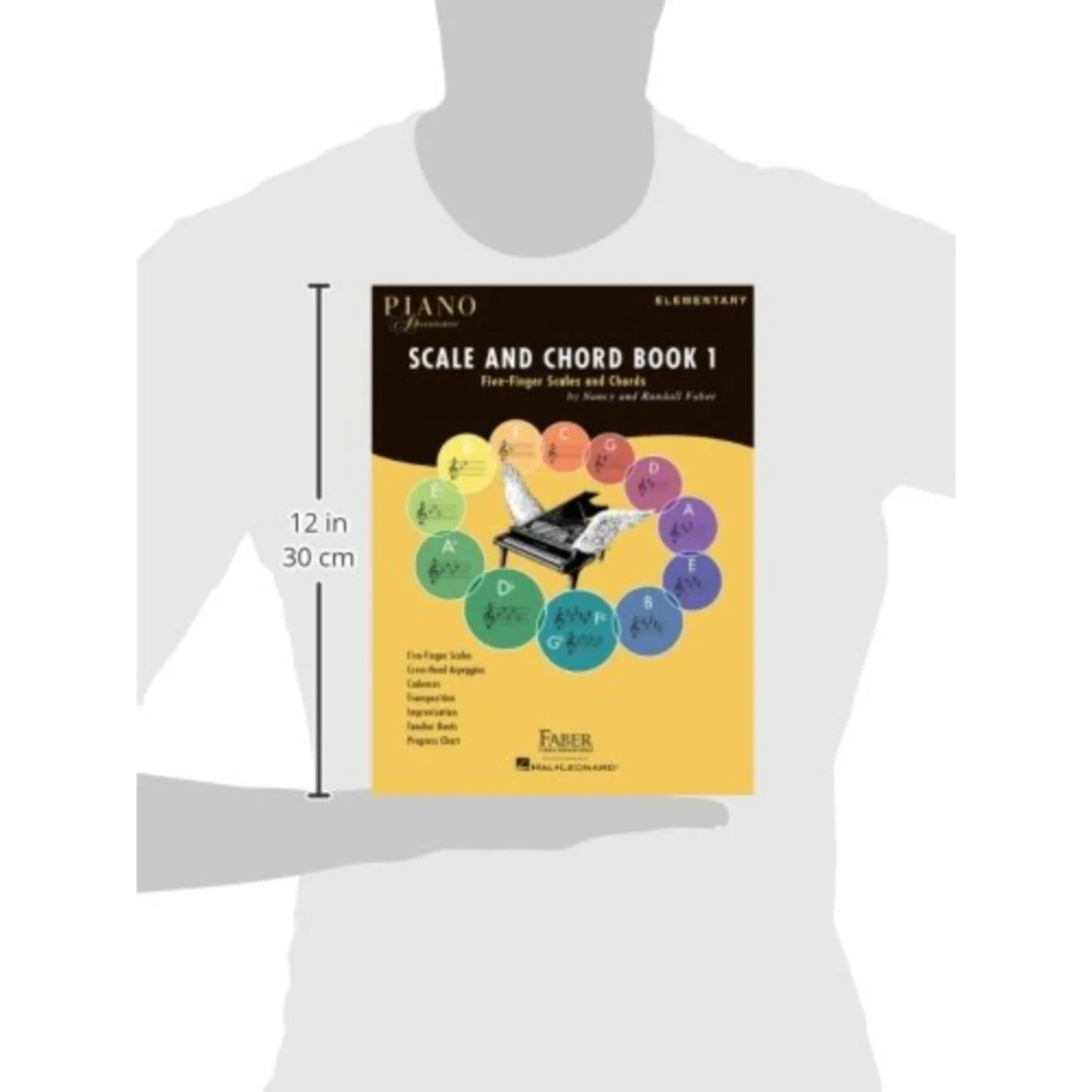 Piano Adventures: Scale and Chord Book 1 - Five-Finger Scales and Chords | Beginner Piano Technique Workbook | Sheet Music Book