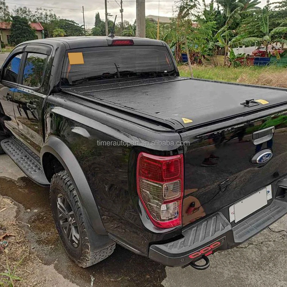

Quality Pickup Truck Tundra Bed Accessories Manual Retractable Aluminium Alloy Roller Lid Shutter Tonneau Cover for Bt-50