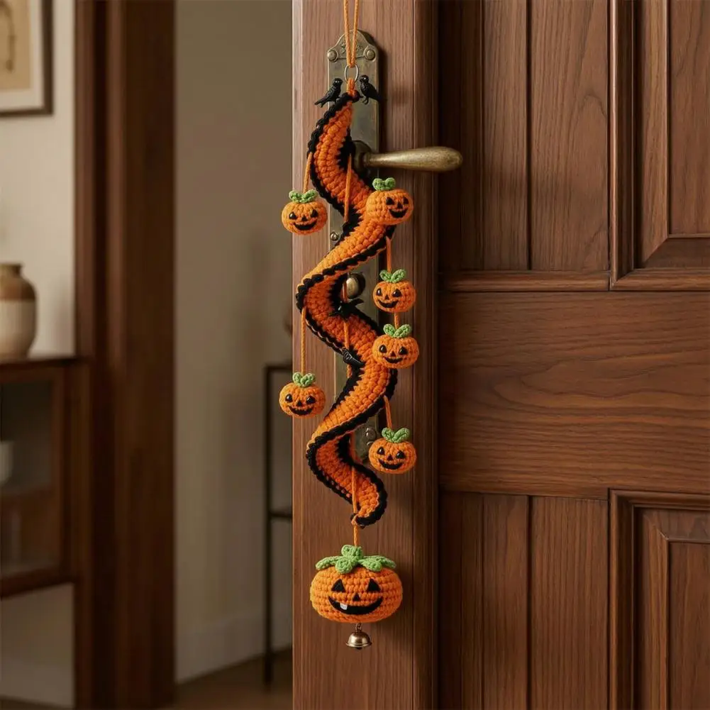 Diy Halloween Decor Crochet Bat Kit Halloween Crochet Ornament Diy Kit Pumpkin Ghost Bat Hanging Decoration Spiral for Beginners