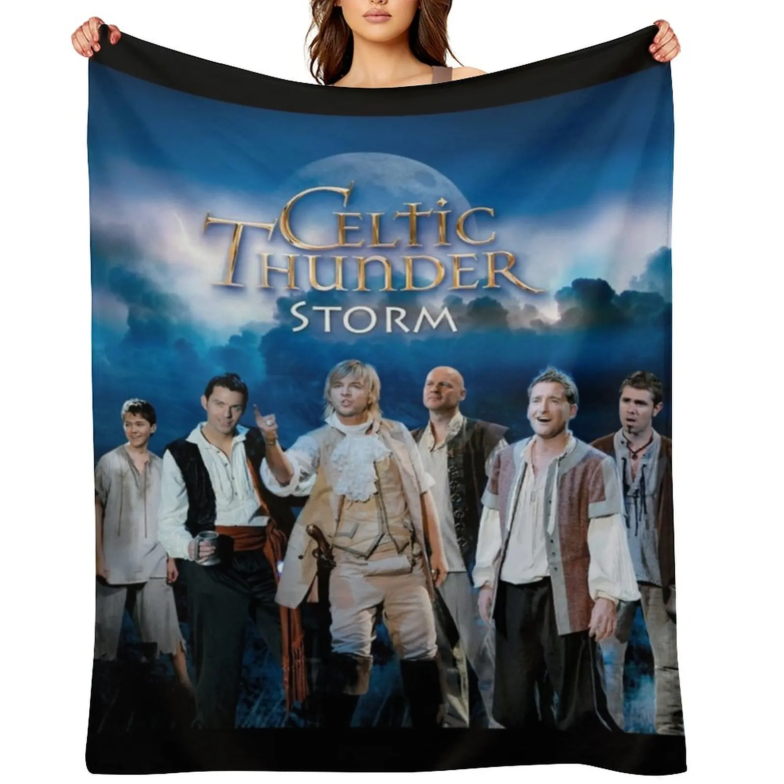 

Celtic Thunder storm Throw Blanket Luxury Throw wednesday Stuffeds Blankets