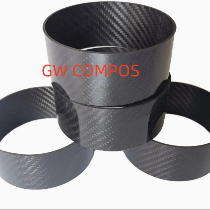 Ultra Lightweight 3K Plain Twill Carbon Fiber Tube Custom Pipe for Automobile Modified Parts & Sports Equipment view 6