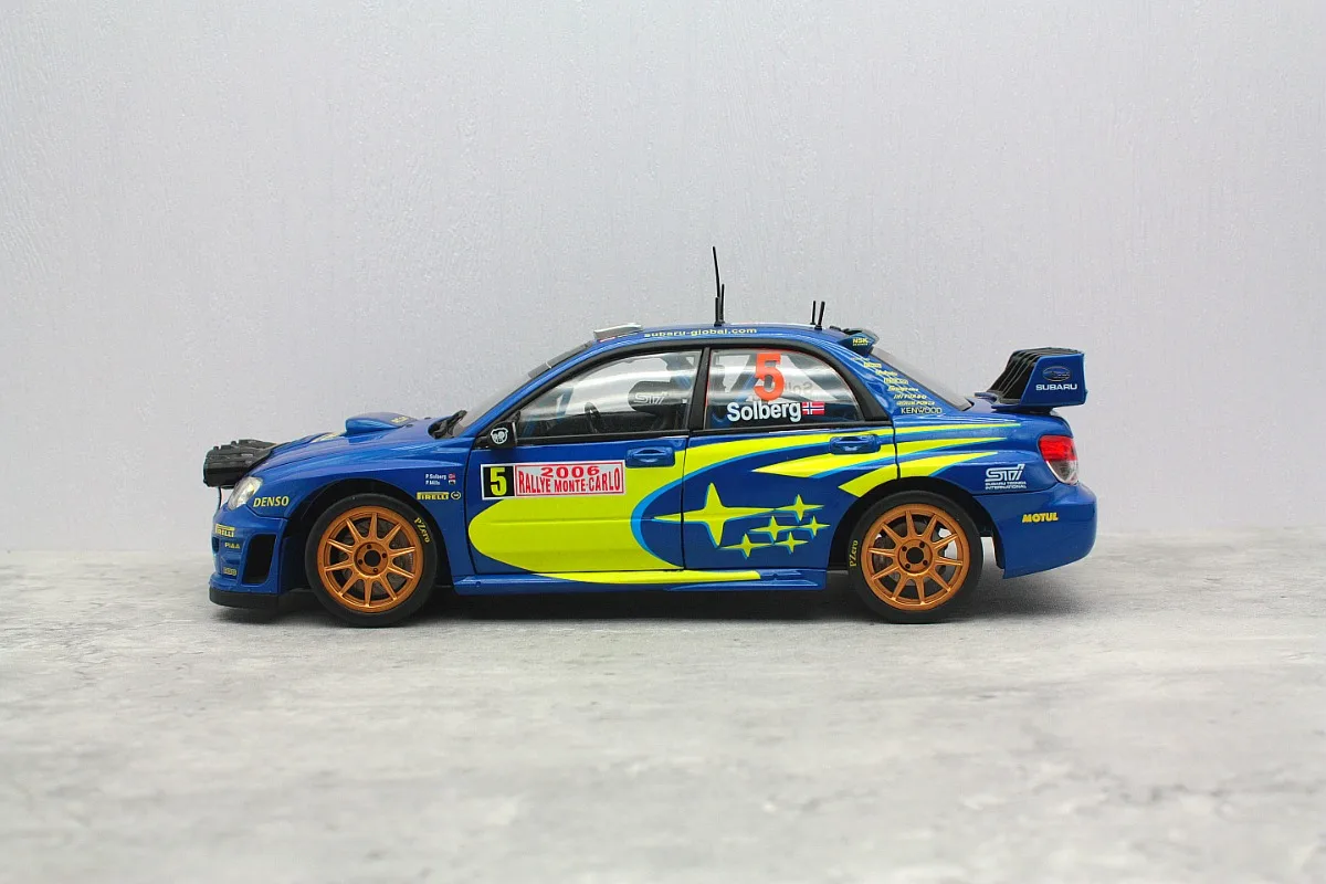 Sunstar Diecast 1/18 مقياس سوبارو سبيكة سيارة نموذج سوبارو امبريزا WRC 2006 لعب المركبات لعب للأولاد مجموعة الصندوق الأصلي #3