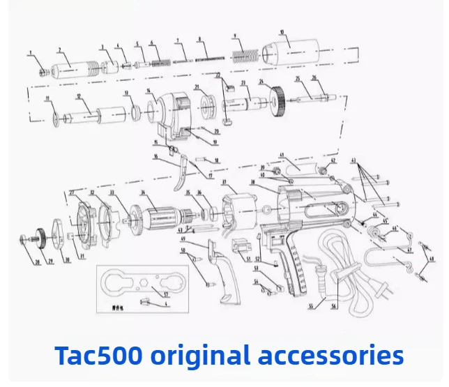 for-tac500-electric-rivet-gun-original-accessories-wearing-parts