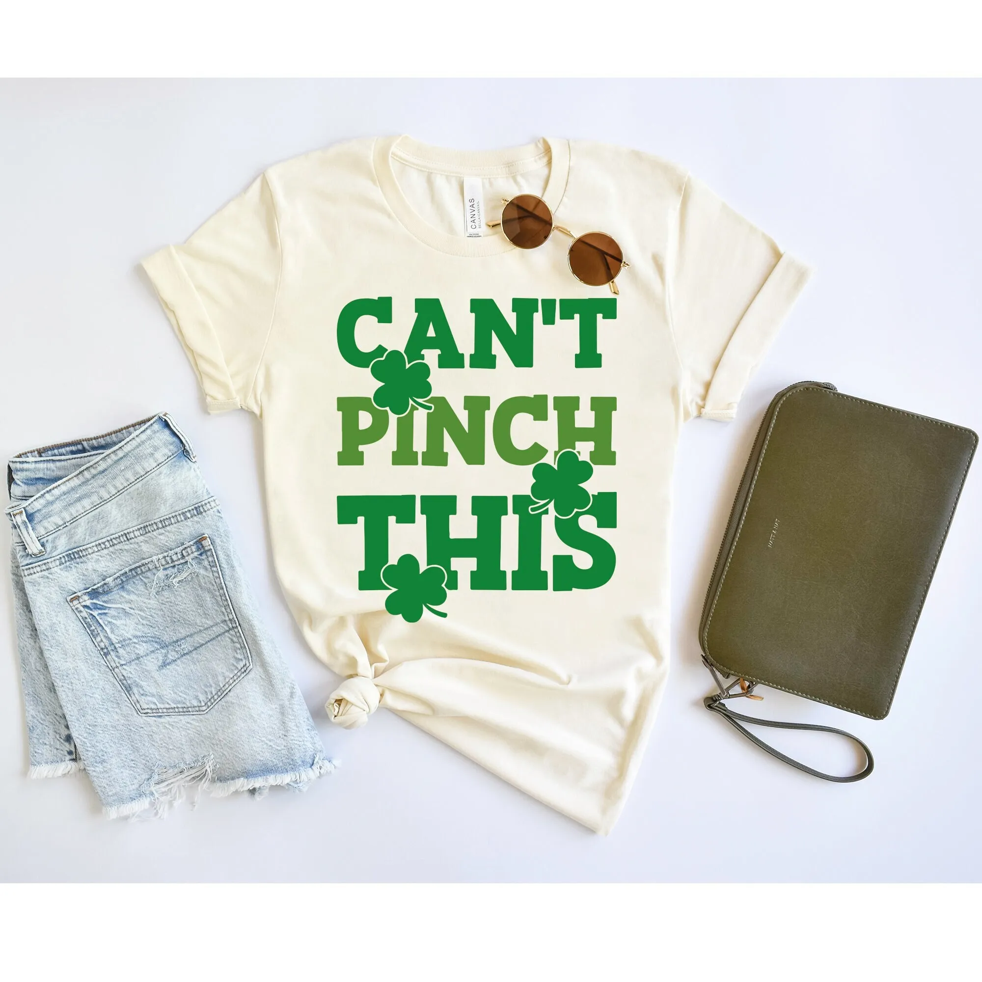 Can'T Pinch This T Shirt Saint Patrick'S Day Shamrock Lucky Funny St Paddys Irish Patty'S