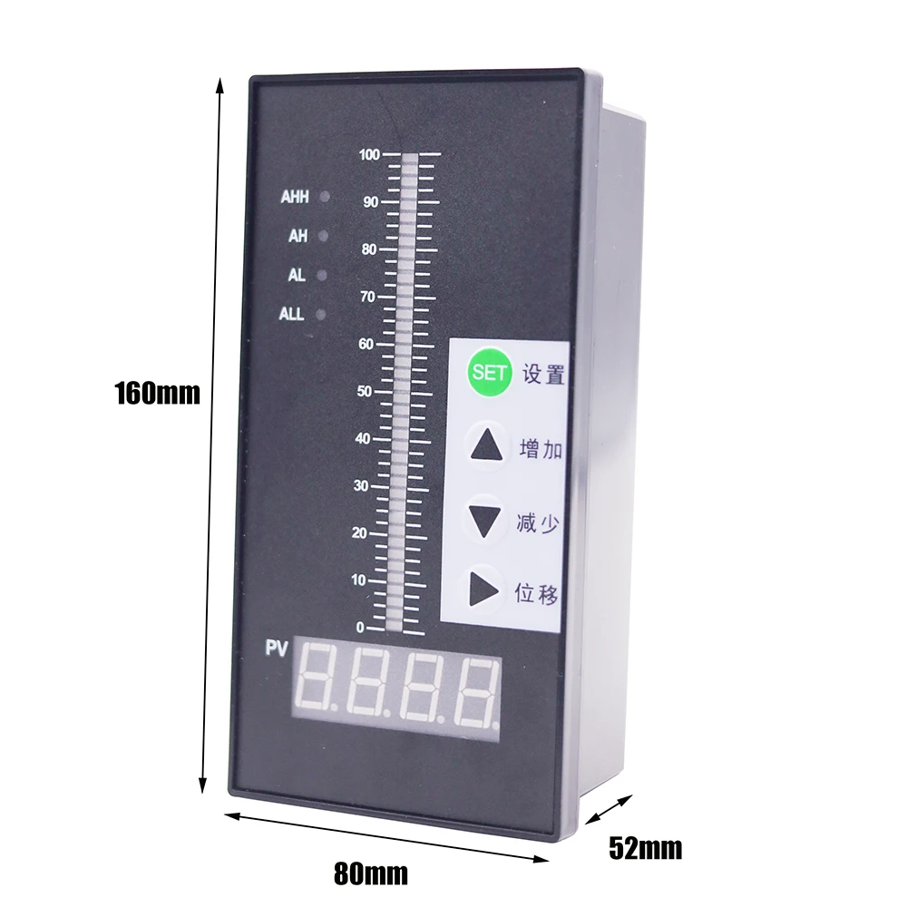 Water Liquid Level Controller 4-20mA DC Input with 4-Way Relay Output And Display Meter for Liquid Level Control