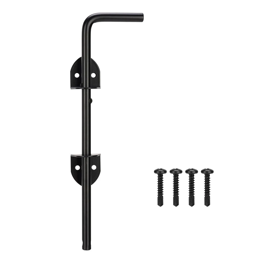 Heavy Duty Cane Bolt For Gates Anti Rust Gate Rod Heavy Duty Gate Brackets Width X Height 2 1 4 X 1 1 2 Inches