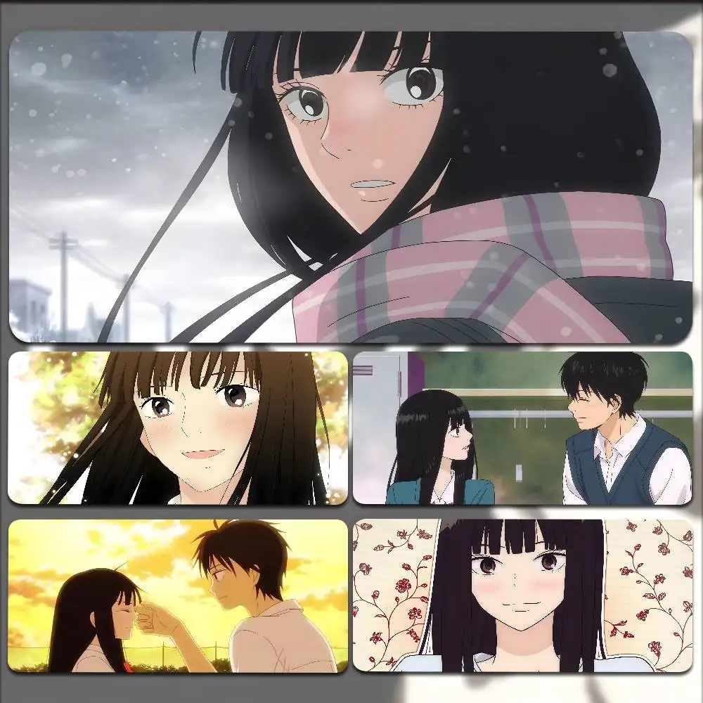 

1 шт., нескользящий коврик для мыши в стиле аниме Kimi Ni T-Todoke, подходит для офисных компьютеров, ноутбуков, килимков для киберспорта, игрового стола, клавиатуры XXL