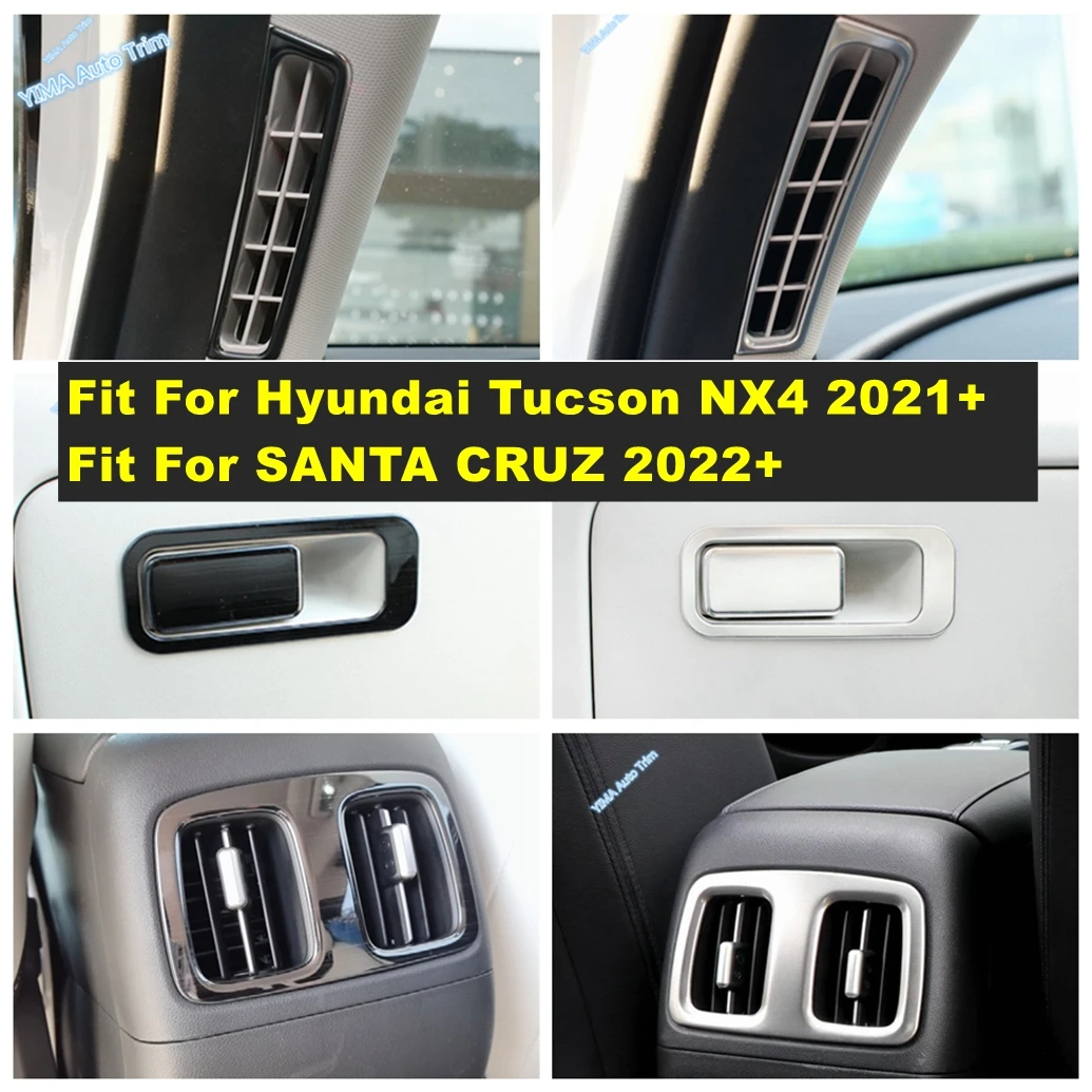 

Car Window A Pillar / Glove Box Sequin / Rear Air Outlet Cover Trim For Hyundai Tucson NX4 2021 - 2023 / SANTA CRUZ 2022 - 2024