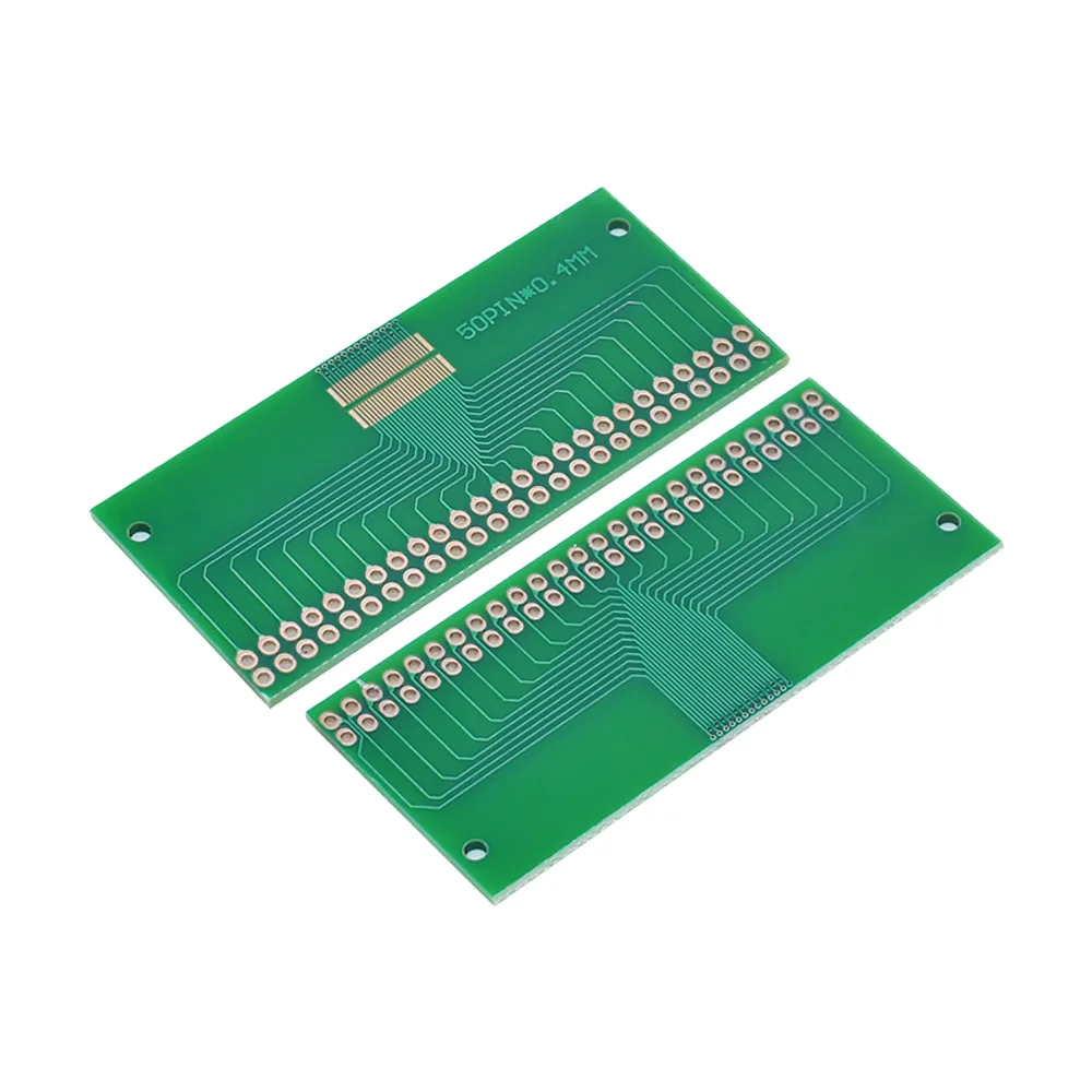 46Pin 50Pin 60Pin 2.0 0.4mm 0.5-1.0mm Pin Pitch TFT LCD SMD To DIP Adapter Board 2.54 pin space Pinboard Test Module FPC PCB