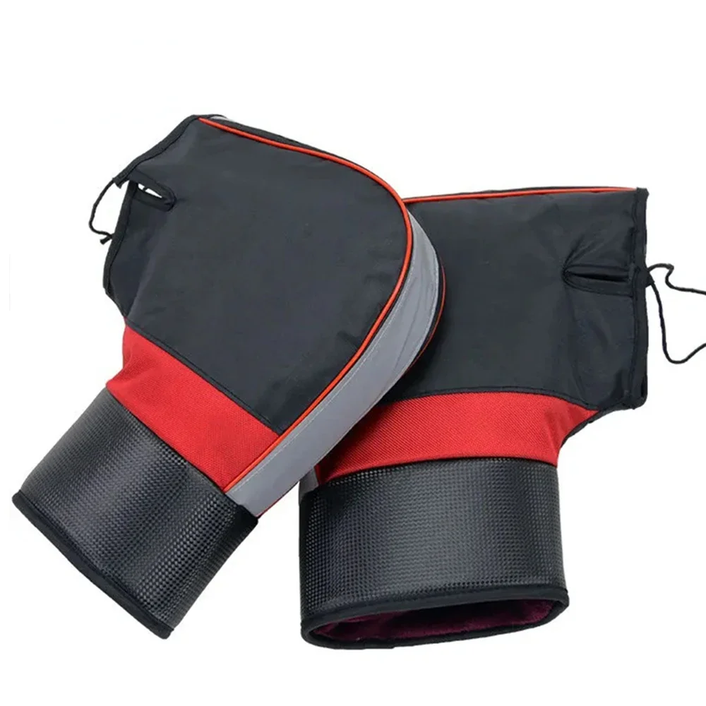 

Водонепроницаемые перчатки на руль мотоцикла, толстые теплые перчатки для езды на мотоцикле, непромокаемый зимний термочехол