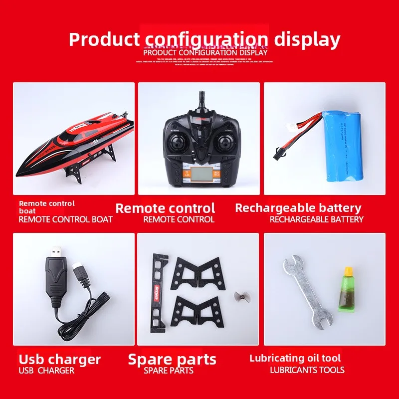 H101 grote op afstand bestuurbare boot opladen snelle watergekoelde op afstand bestuurbare speedboot Halloween Cadeau Nieuwjaarscadeau