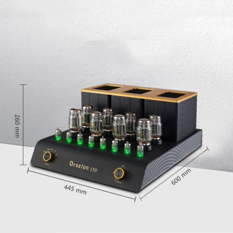 M-075 Усилитель желчной машины Клон Mcintosh MC150 Супермощный желчный аппарат HIFI Жовковый усилитель Односторонний 150 Вт Можно нажатие ATC