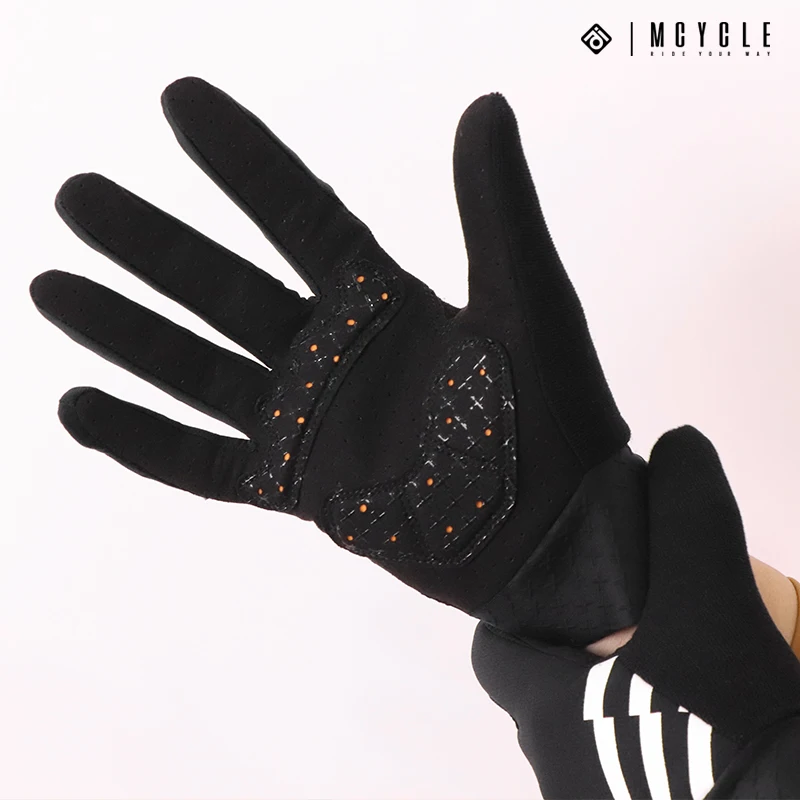 Mcycle Wholesale Price Waterproof Sport Gloves Anti-slip Bicycle Gloves Outdoor Sport Thermal Fleece Touch Screen Cycling Gloves