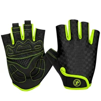 MOREOK-guantes deportivos Unisex sin dedos para bicicleta de montaña y carretera, almohadillas de Gel de 5MM, guantes antideslizantes para ciclismo al aire libre para hombres y mujeres