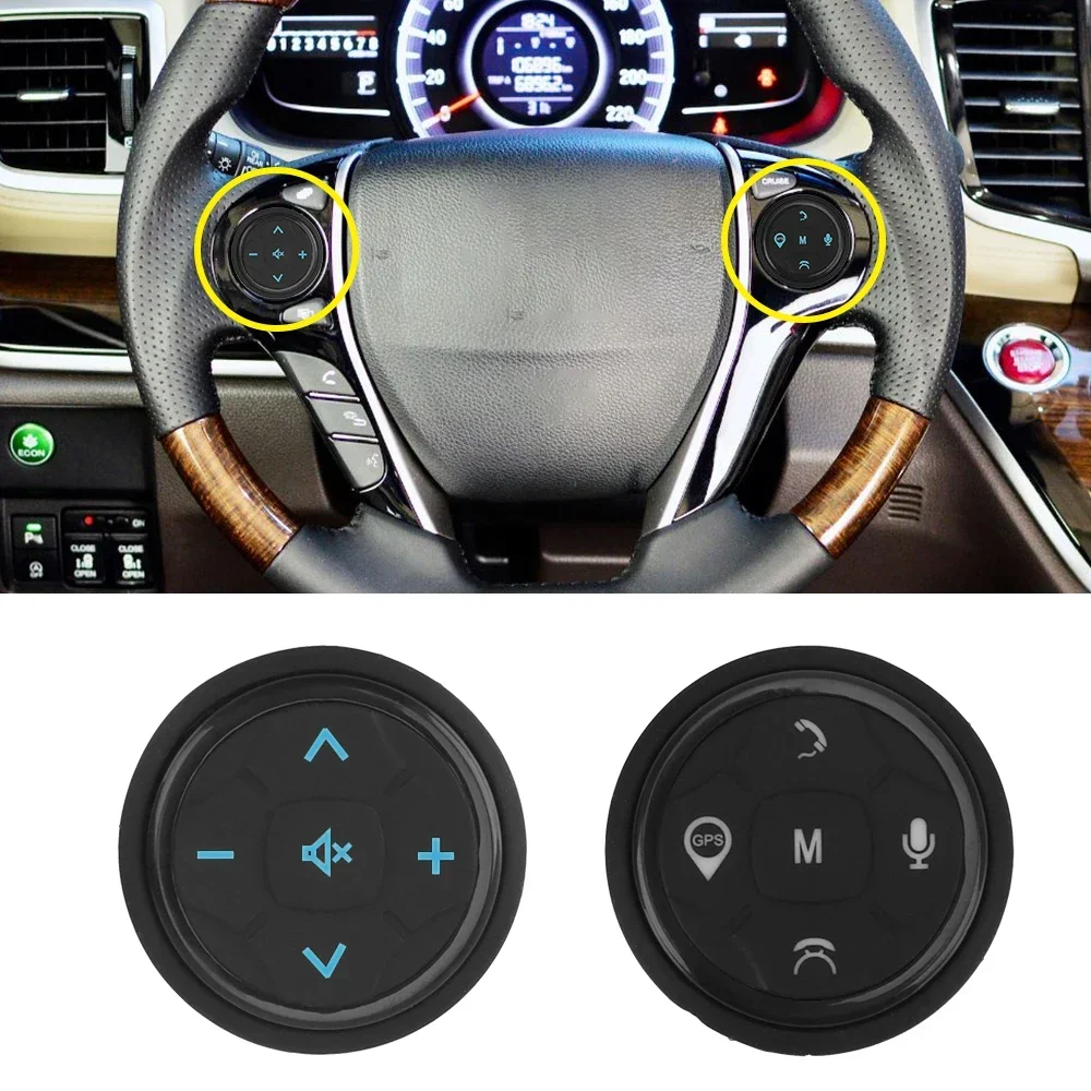 

NaviHua Wireless Car Steering Wheel Control Button 10 Key Music GPS Navigation Radio Remote Control Buttons