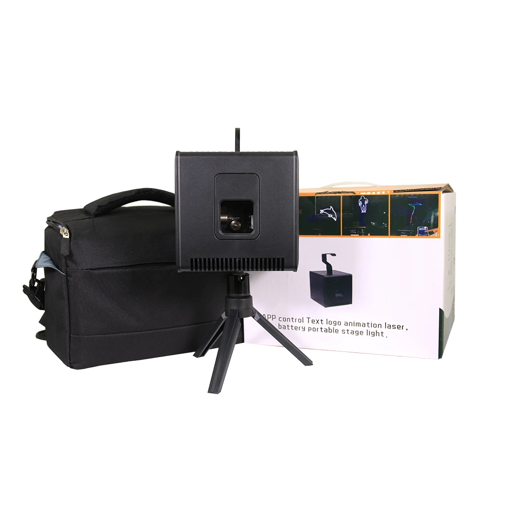 

5W Disco Full Color Animation Laser Cube Mobile Phone App Controlled Stage Lights for Party Bars Weddings KTV in Stock