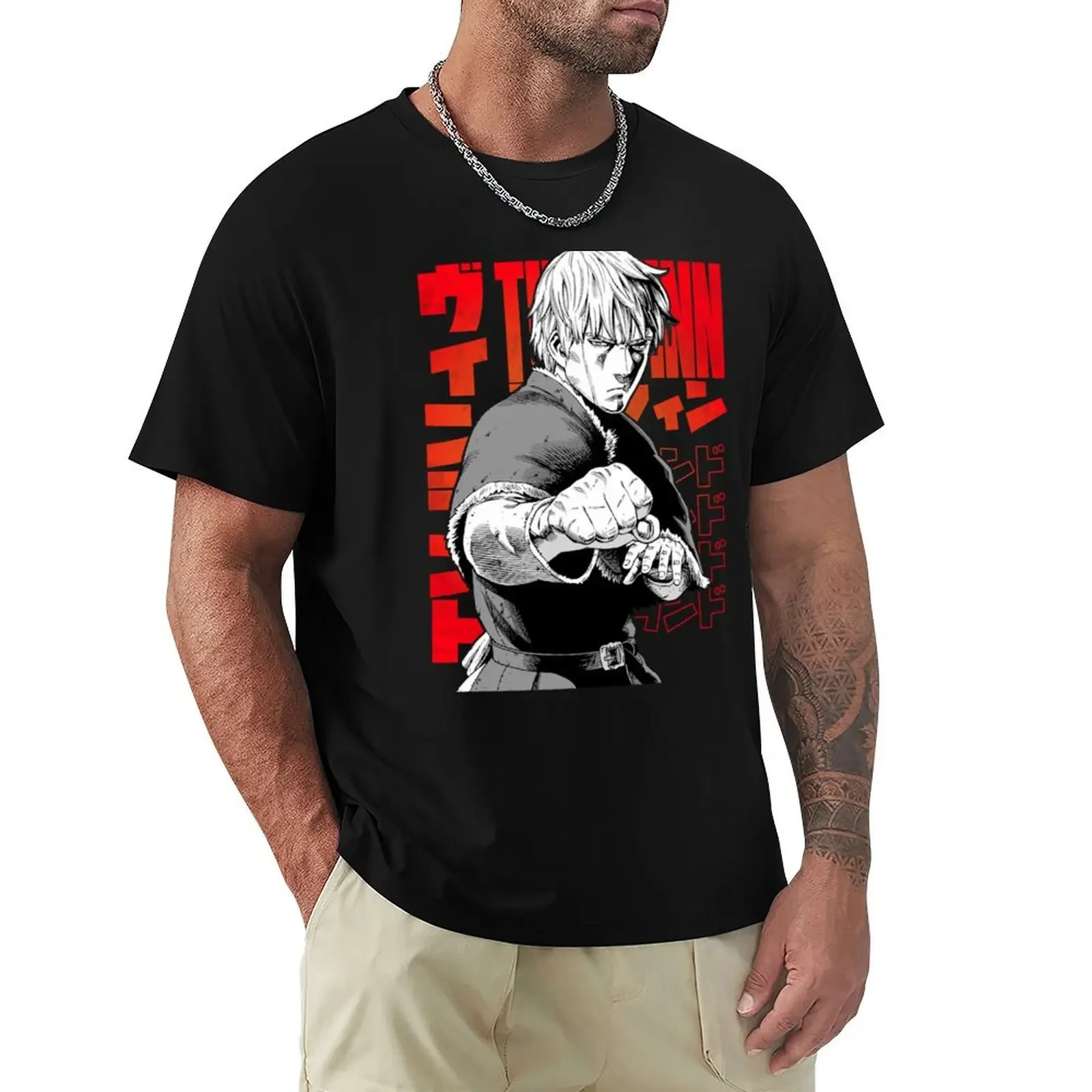 

Thorfinn - Vinland Saga T-Shirt Aesthetic clothing cute clothes basketball graphic tees street wear mens workout shirts