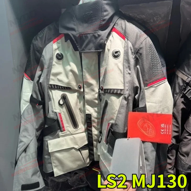LS2 APOLLO Motorcycle Riding Suit Men's Four Season Anti Fall Protection MJ130 Rally Pants CE Certified Waterproof Warm Jacket
