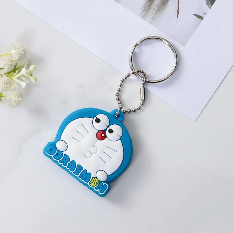 漫画の動物キーホルダー,シリコンキーカバー,猫と犬,キーコントロール,防塵キャップ,サポート,保護,ギフト,個性,モデル