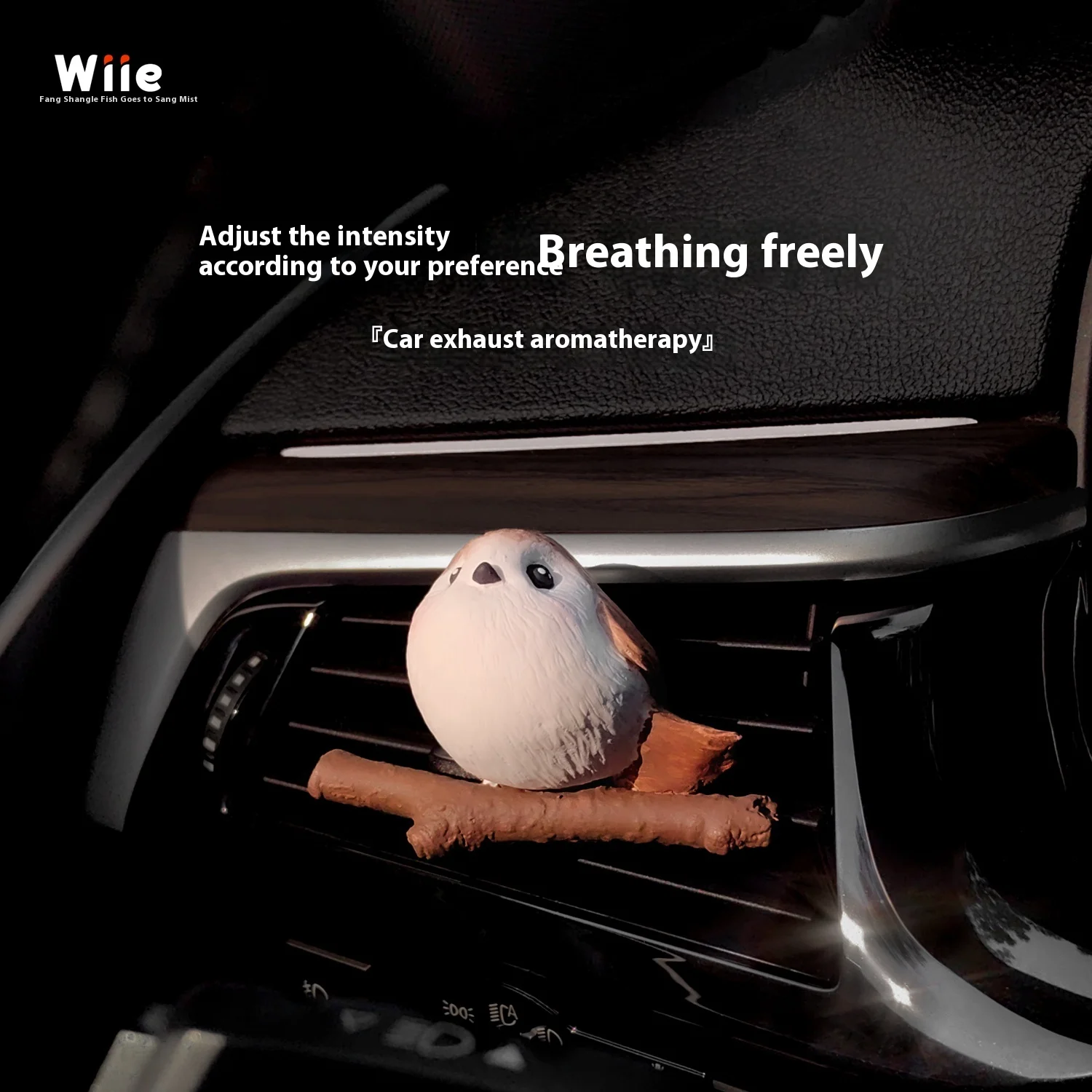 

Car aromatherapy trend advanced light fragrance diffuser car lasting fresh new cute car decoration ornament