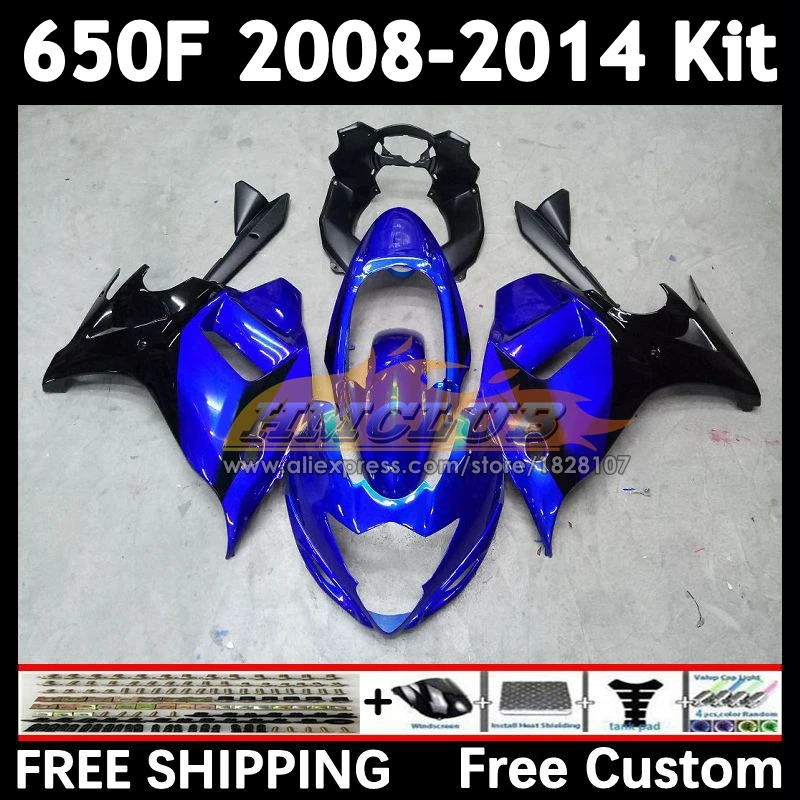 Body For SUZUKI GSXF 650 CC GSX650F blue stock 2008 2009 2010 2011 2012 2013 2014 23No.48 GSXF650 08 09 10 11 12 13 14 Fairing