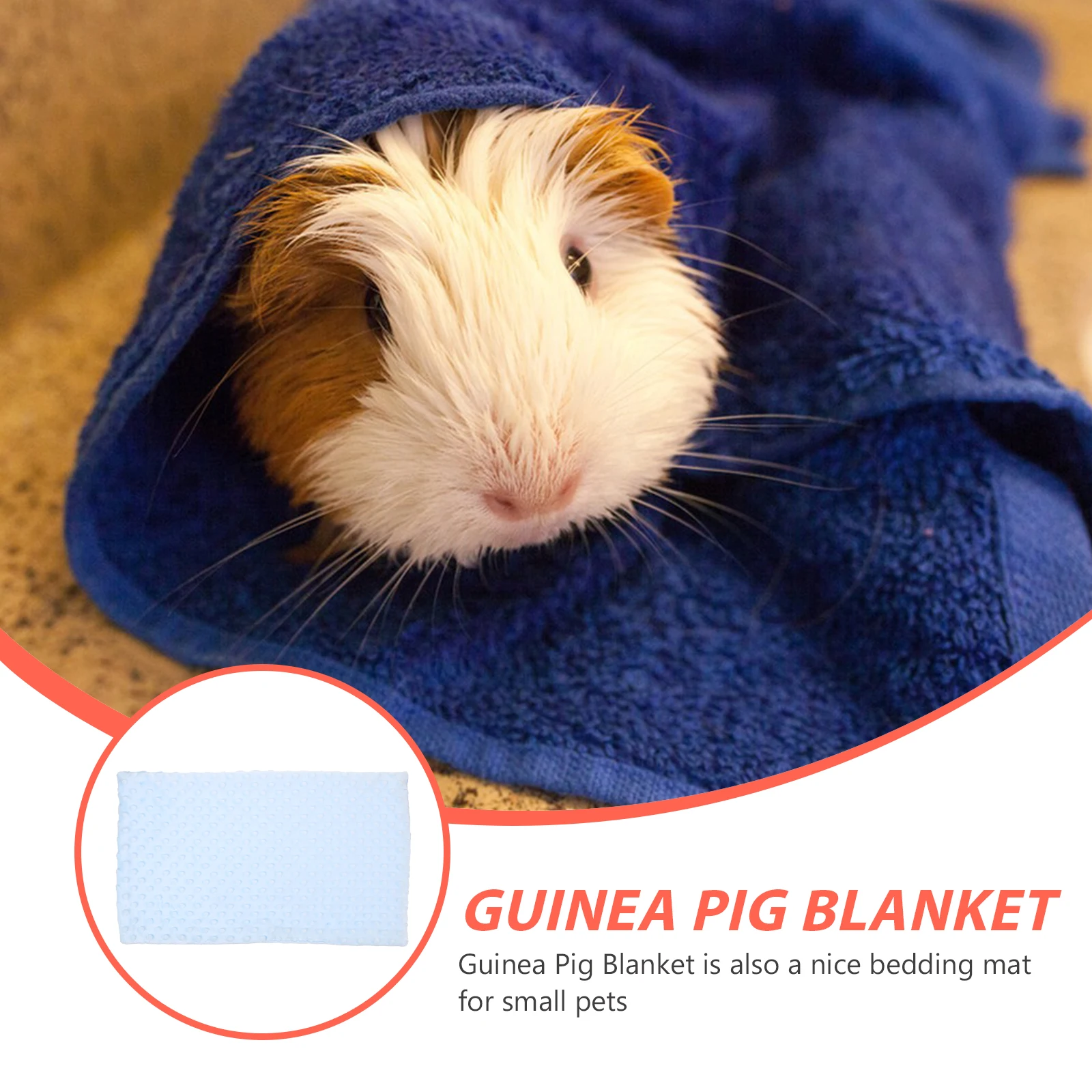 

Warm Guinea Pig Blanket Pet Bed for Small Animals Durable Fading Resistant Fleece Hamster Blankets for Rabbits