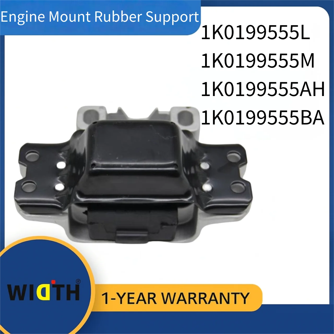 

1K0199555L 1K0199555M 1K0199555AH 1K0199555BA Резиновая опора двигателя для VW Caddy Sagitar Golf Passat Skoda 2007-2017