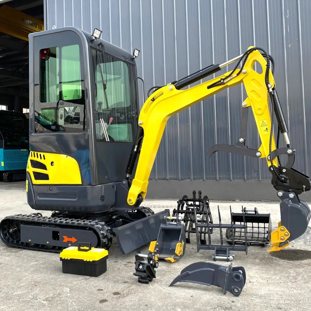 Customize Mini Excavator 1.7Ton EPA CE Kubota Engine Crawler Digger Farm Epa Engine wholesale Excavator 2Ton Crawler Excavator