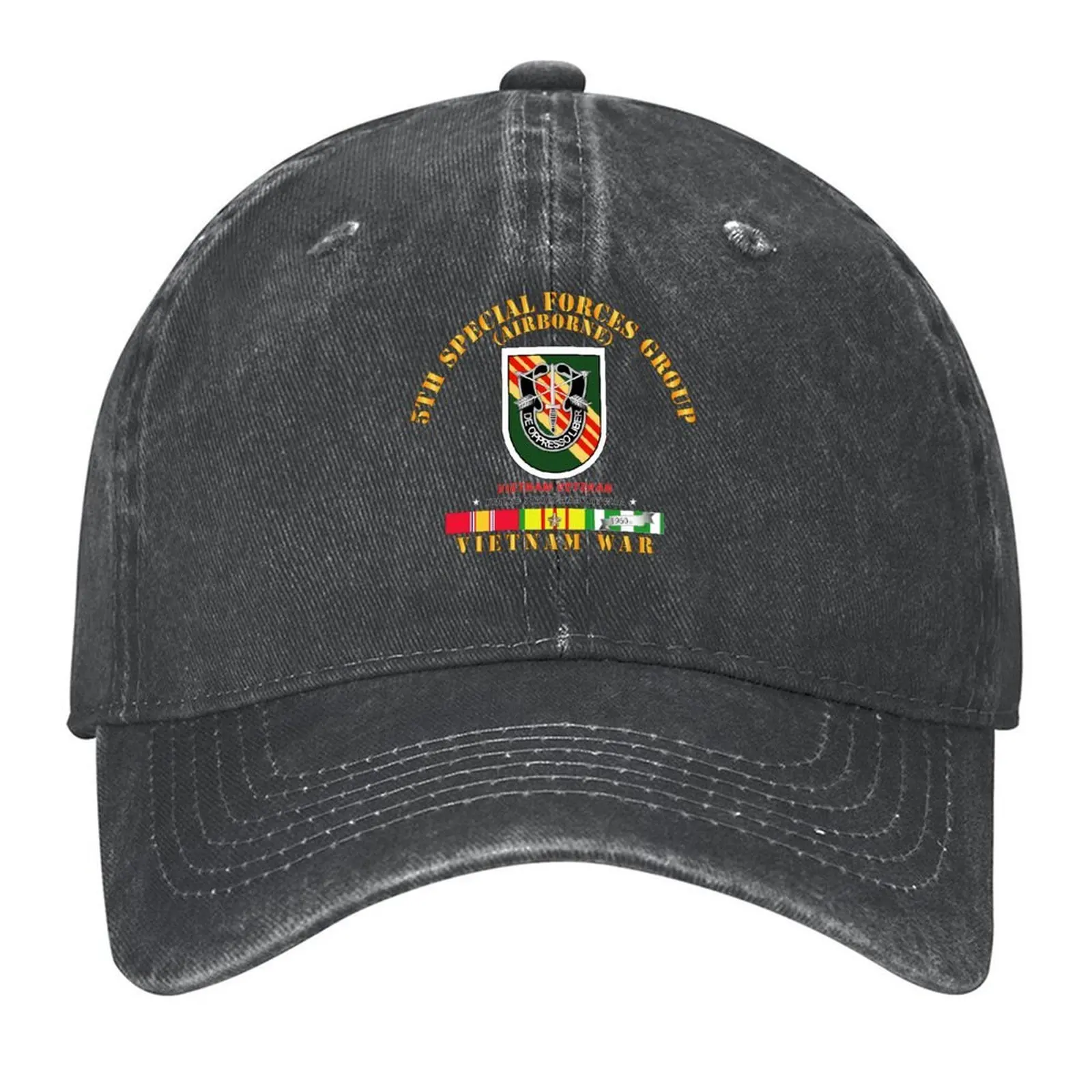 

Army - 5th Special Forces Group w Flash VN SVC Baseball Cap Uv Protection Solar Hat Hip Hop Fashion Beach |-F-| Men Women's