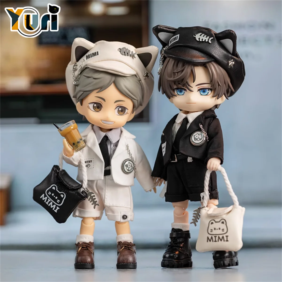 

Anime Original OB11 1/12 BJD Body Gentleman Business Suit Clothes Outfit Handsome Accessories Cute Cosplay Props