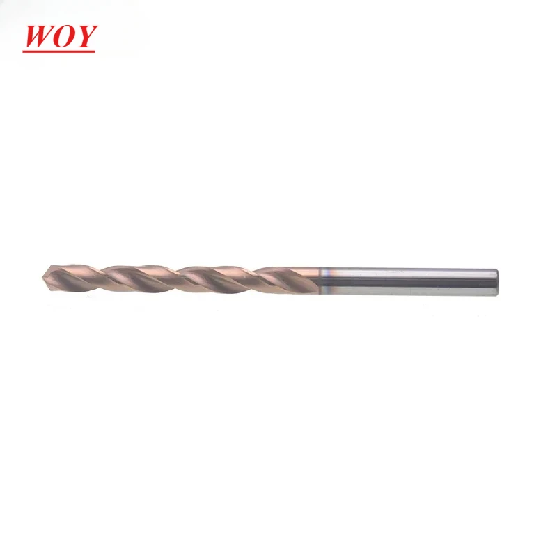 

WOY Carbide Drill 60 80 100mm Long Length Tungsten Steel For Stainless Steel Metal 1-15mm Wood Drill Solid Tungsten Carbide Bits