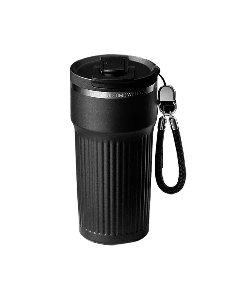 Thermos cup, boys ceramic liner, going out to carry men's coffee cup, straw, water cup