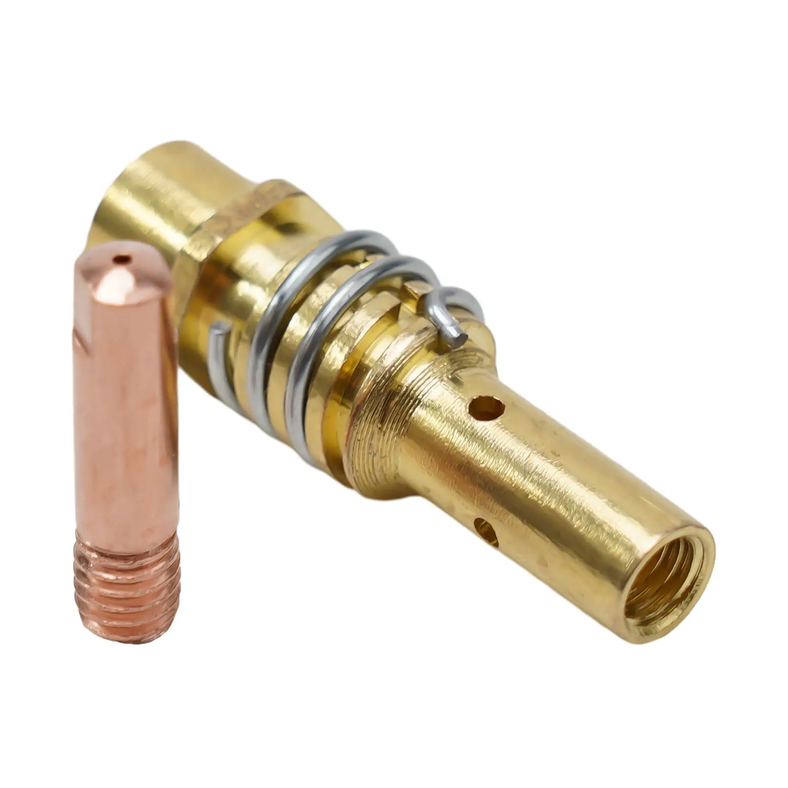 

Copper/Chrome Zirconium Copper MIG Welding Nozzle Shroud Contact Tips Kit 12pcs 0 8mm M6 Tip Holder for Torch Accessories