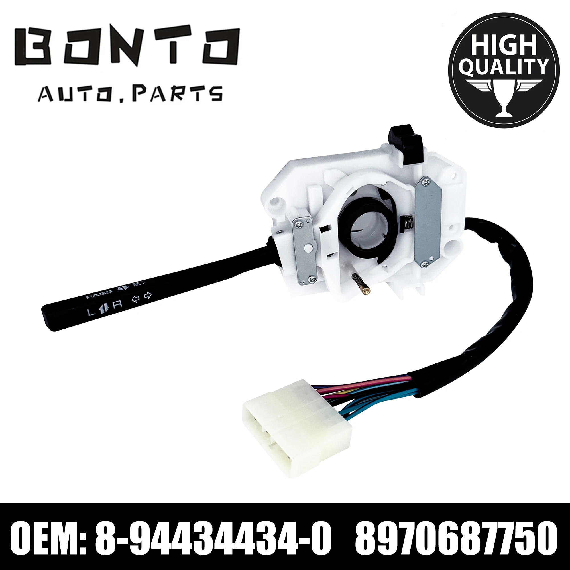 BONTO LHD Turn Signal Switch Headlight  for Isuzu Pickup Rodeo Replace 8-97068775-0 8970687750 8944344340