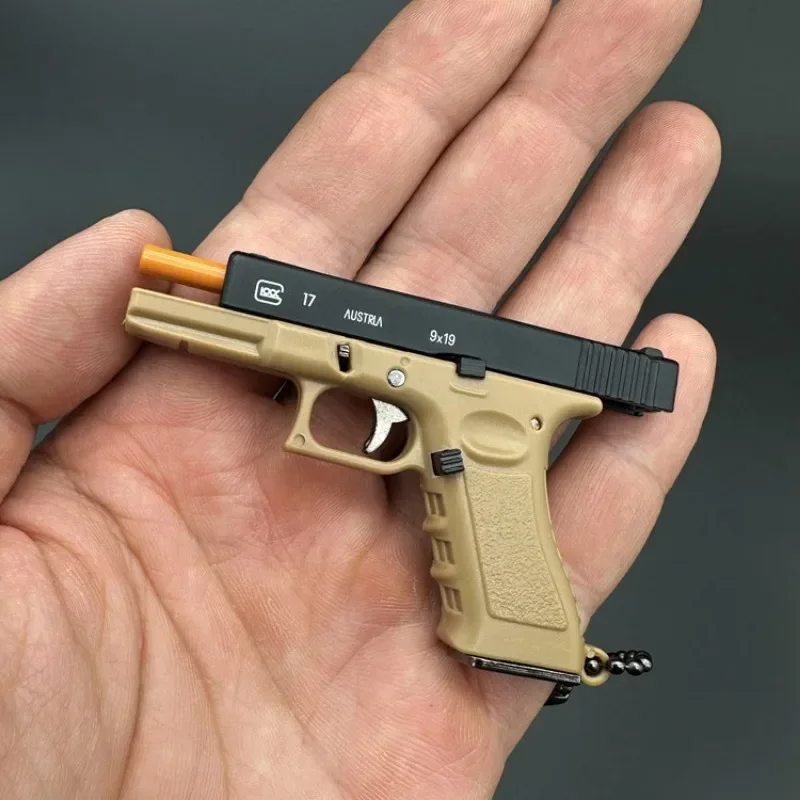 1:3 G17  Mini Keychain Ornament Pendant Key Chain Tiny Key Rings Collection Birthday Party Gift for Car Bag Men Army Fans