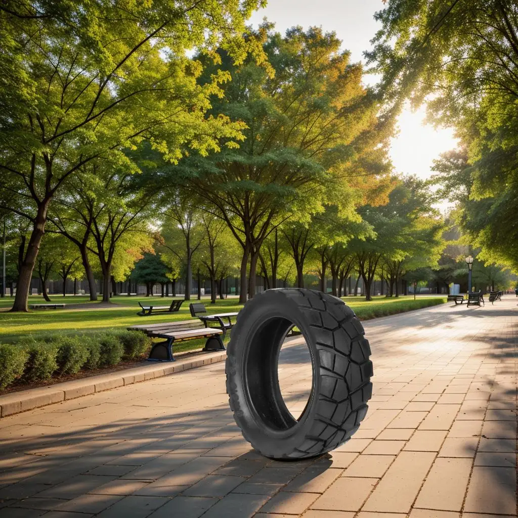 

9x3,0-5,5 Внедорожная вакуумная шина 9-дюймовая резиновая стальная проволока Бескамерная шина Замена аксессуаров для электрических скутеров