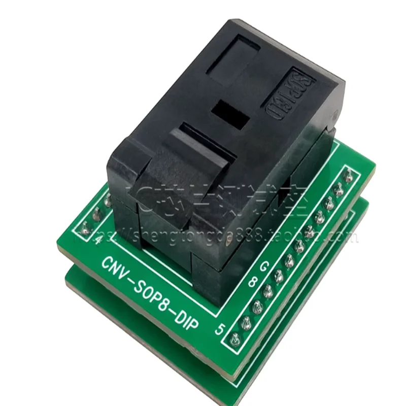 ESOP8/SOP8 test socket aging test socket spacing 1.27MM with grounded IC SOCKET chip programming seat